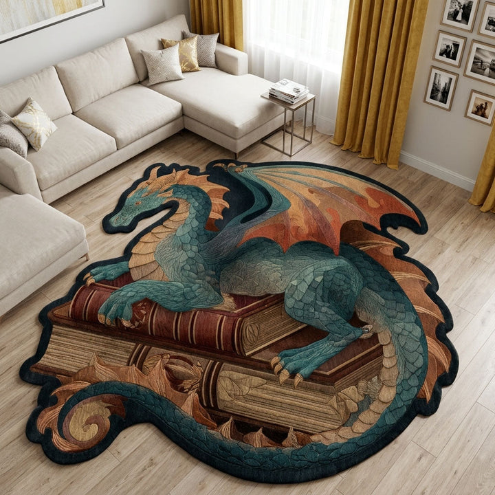Alfombra de Área Personalizada Dragón Místico