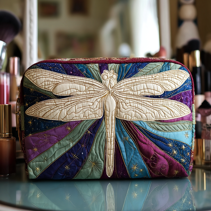 Bolsa de Maquillaje Acolchada Mystic Dragonfly
