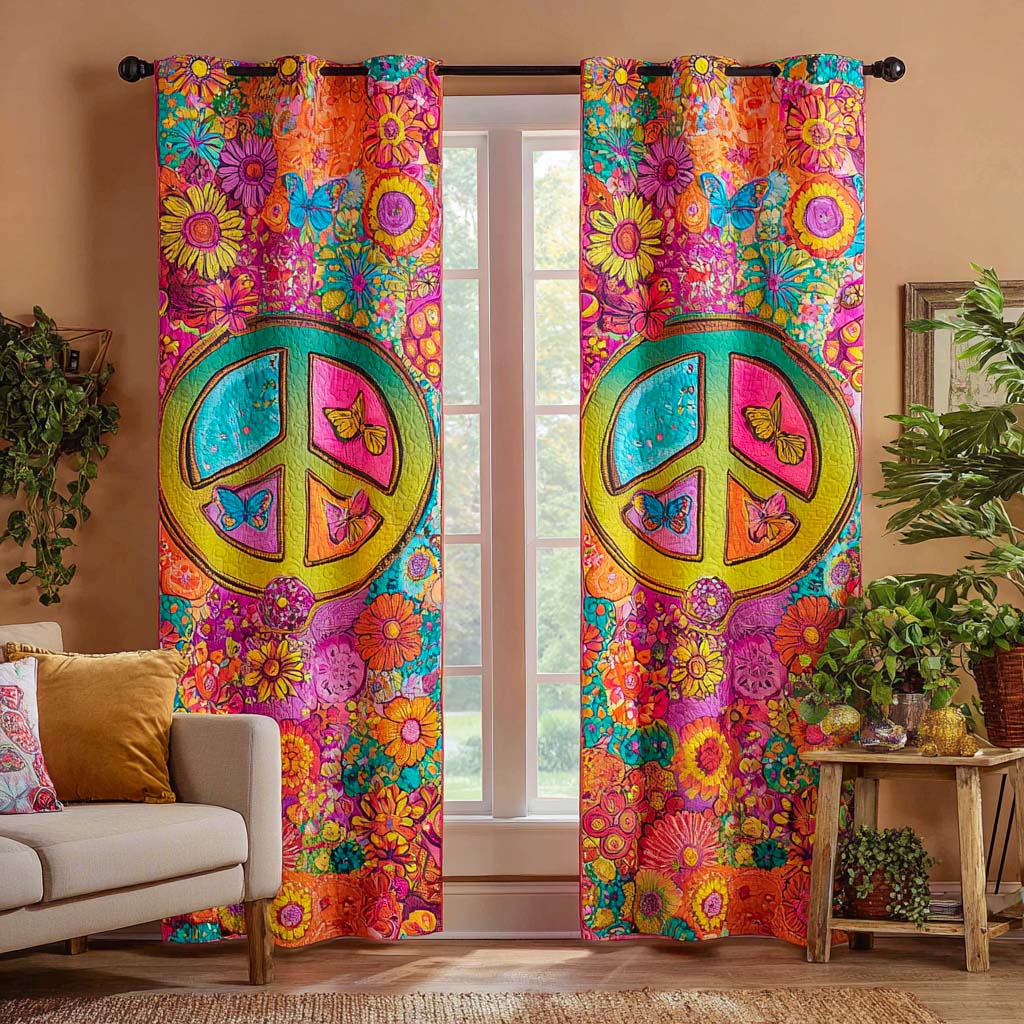 Cortinas Acolchadas Místicas Hippie
