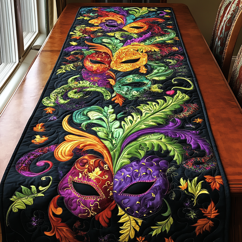 Caminito de Mesa Acolchado Mystic Masquerade