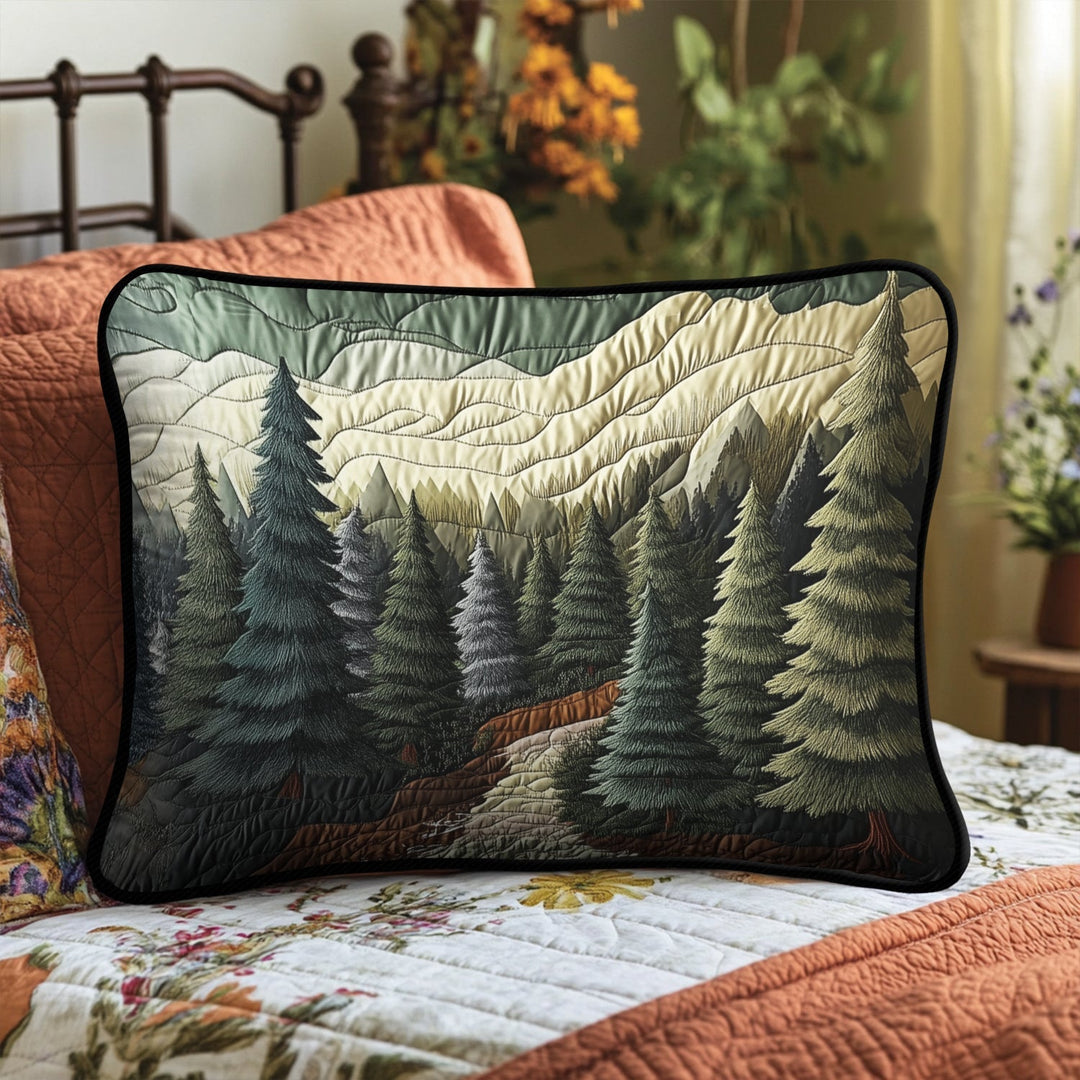 Funda de Almohada de Edredón Bosques a la Luz de la Luna