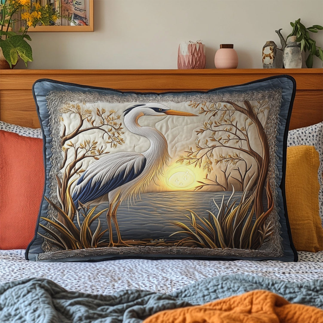 Funda de Almohada de Cama Acolchada Elegancia del Río