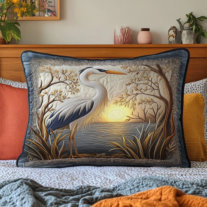 Funda de Almohada de Cama Acolchada Elegancia del Río