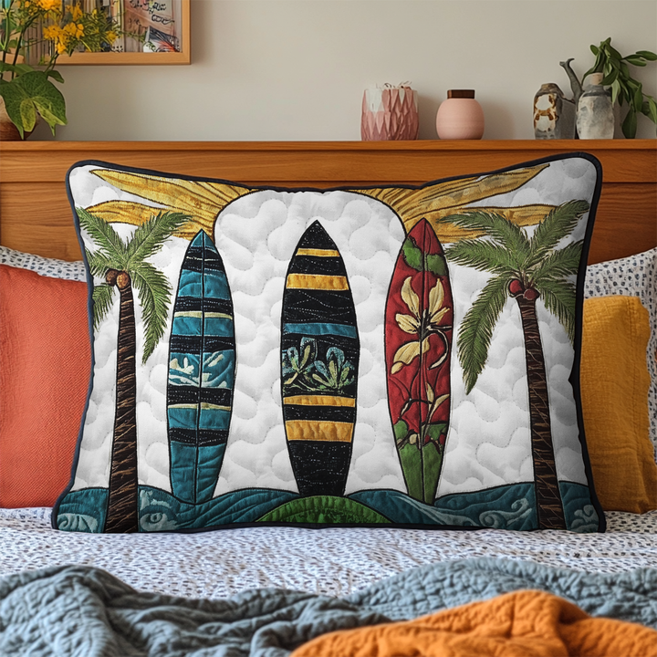 Funda de Almohada de Ropa de Cama Acolchada Paradise Bay
