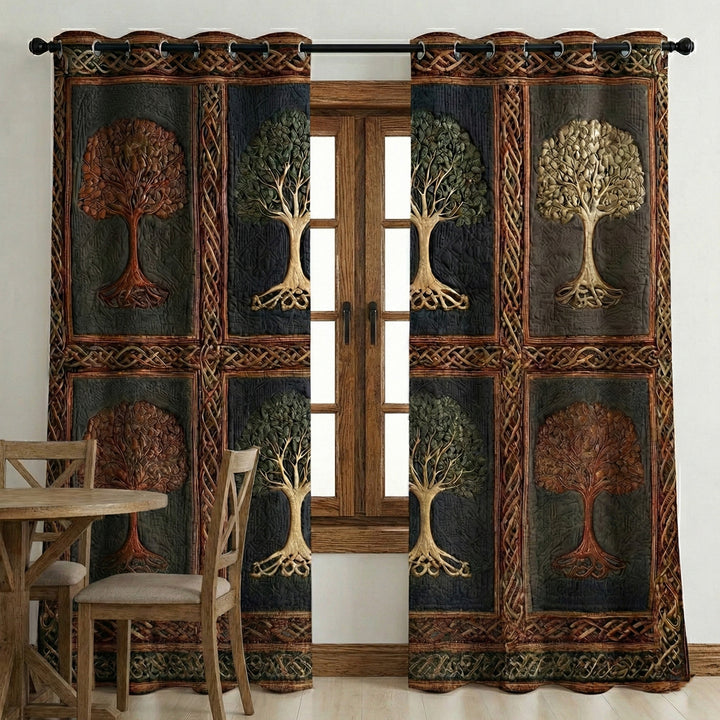 Cortinas Acolchadas Nature Roots