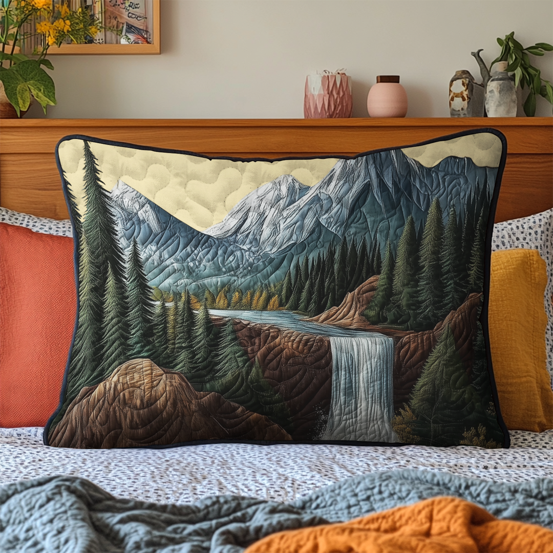 Funda de Almohada de Ropa de Cama Acolchada Nature Rest