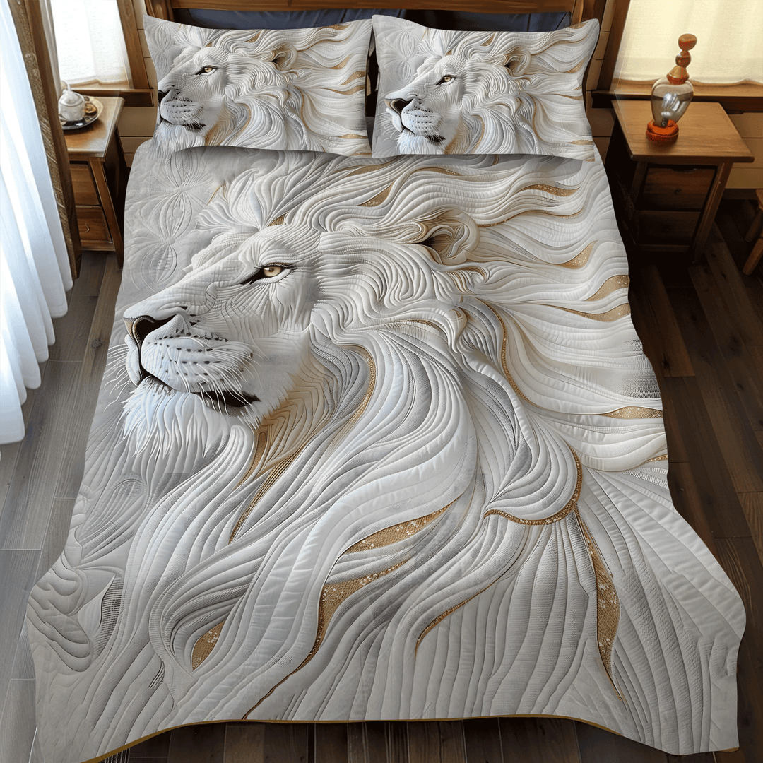 Conjunto de Ropa de Cama Acolchado Noble Strength de 3 Piezas