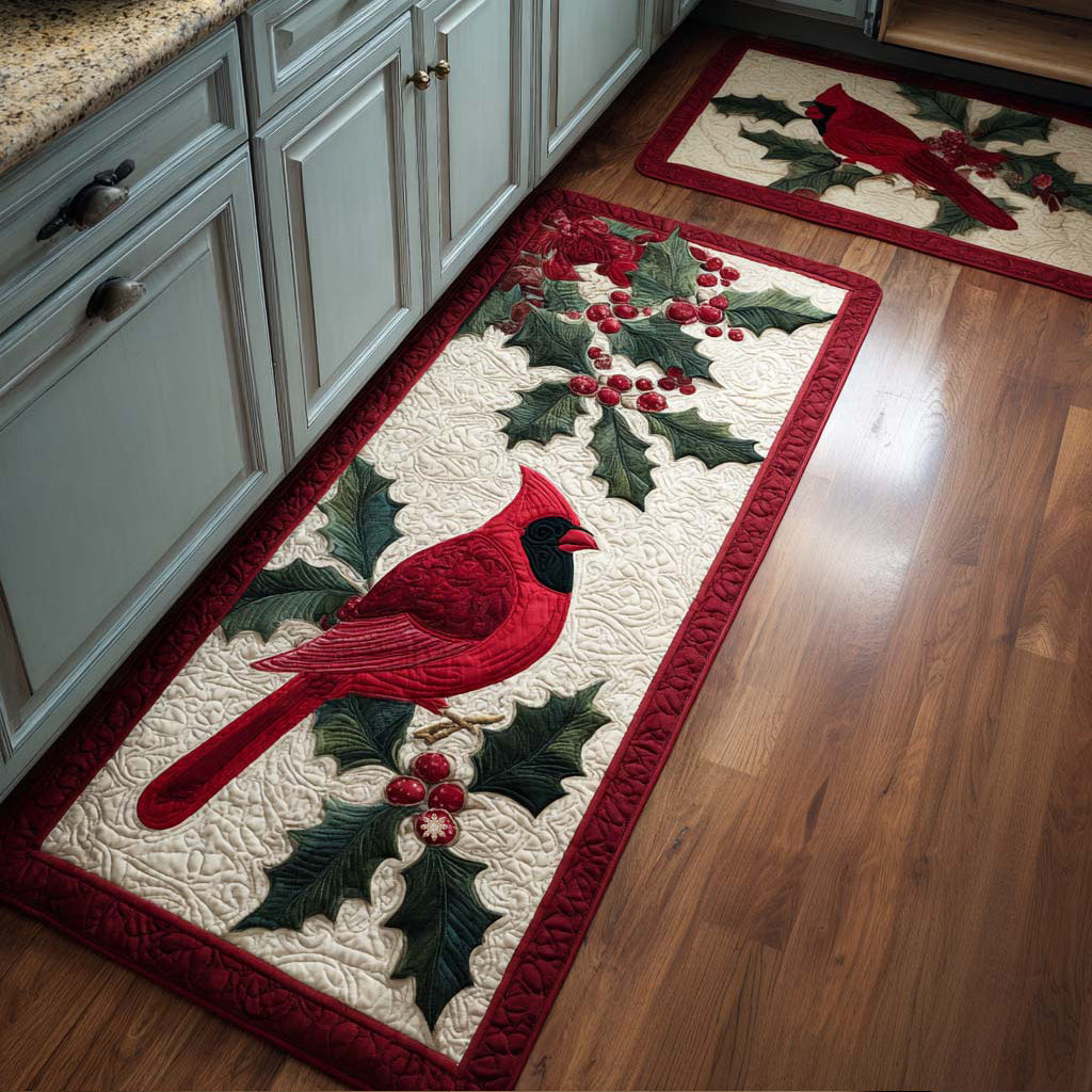 Alfombra de Área para la Cocina de la Temporada Navideña