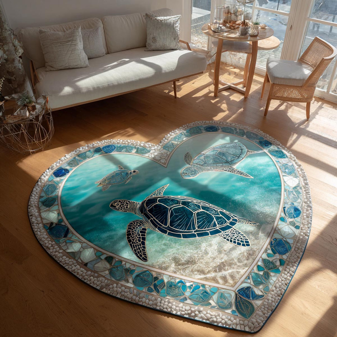 Alfombra de Área de Forma Personalizada Ocean Embrace