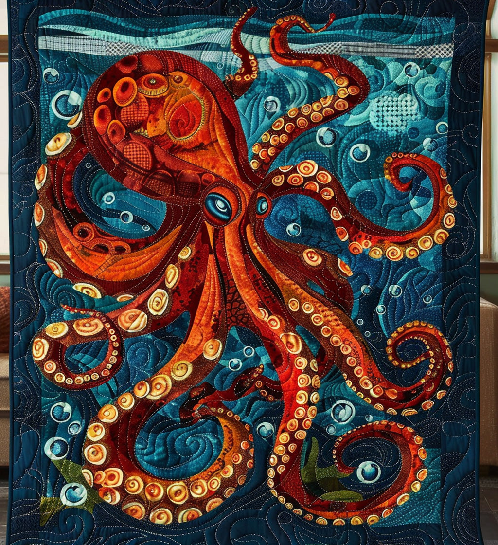 Manta Acolchada Octopus Mystique