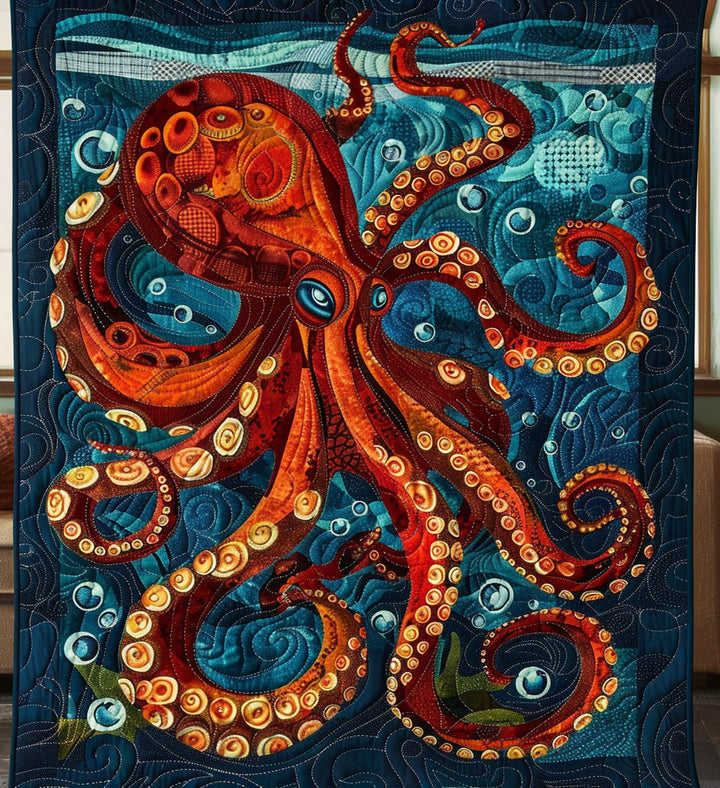 Manta Acolchada Octopus Mystique