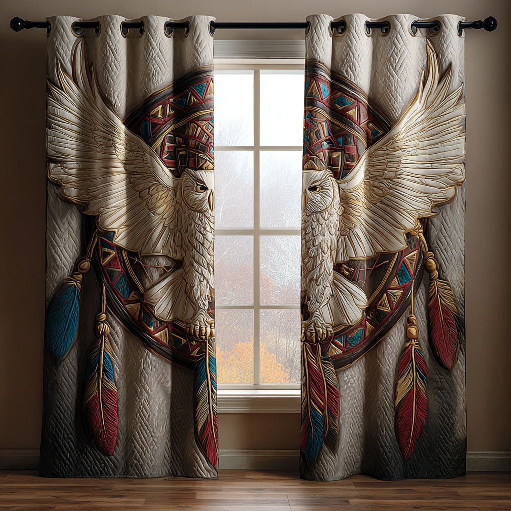 Cortinas Acolchadas de Espíritu de Búho