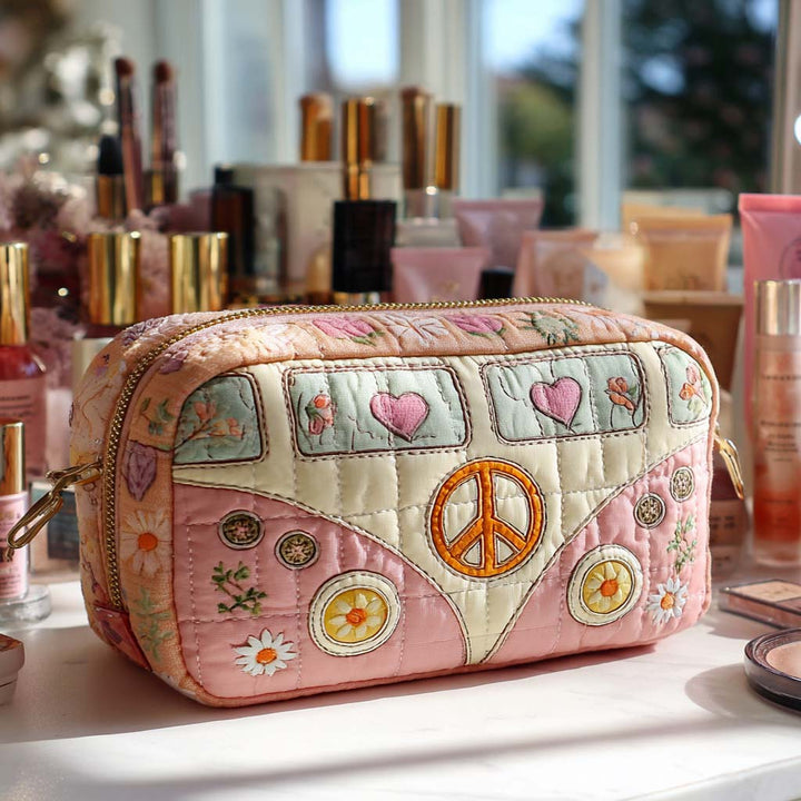 Bolsa de Maquillaje Acolchada Pastel Dream Van