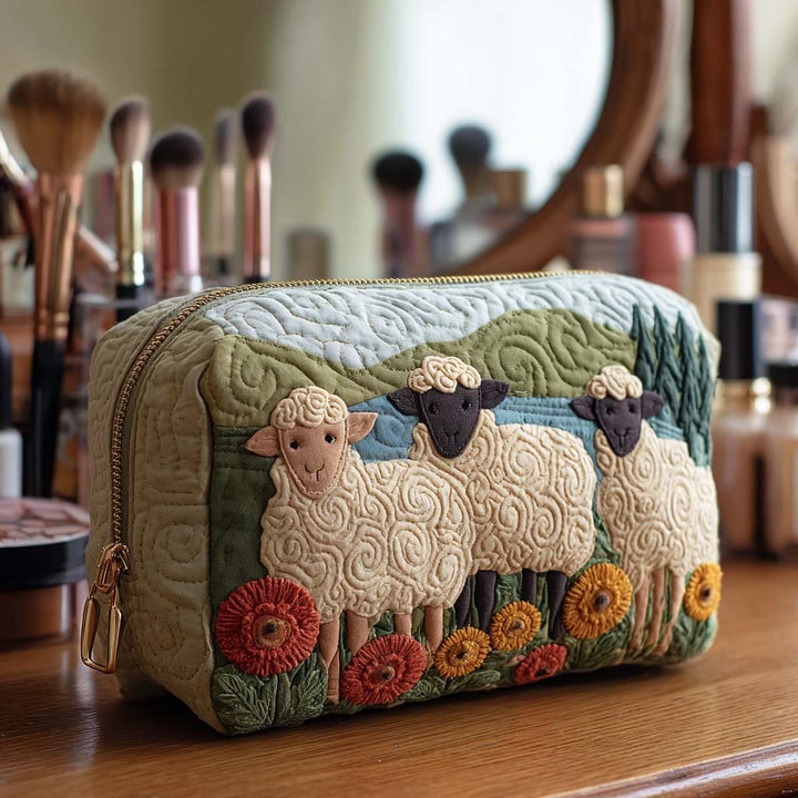 Bolsa de Maquillaje Acolchada de Oveja