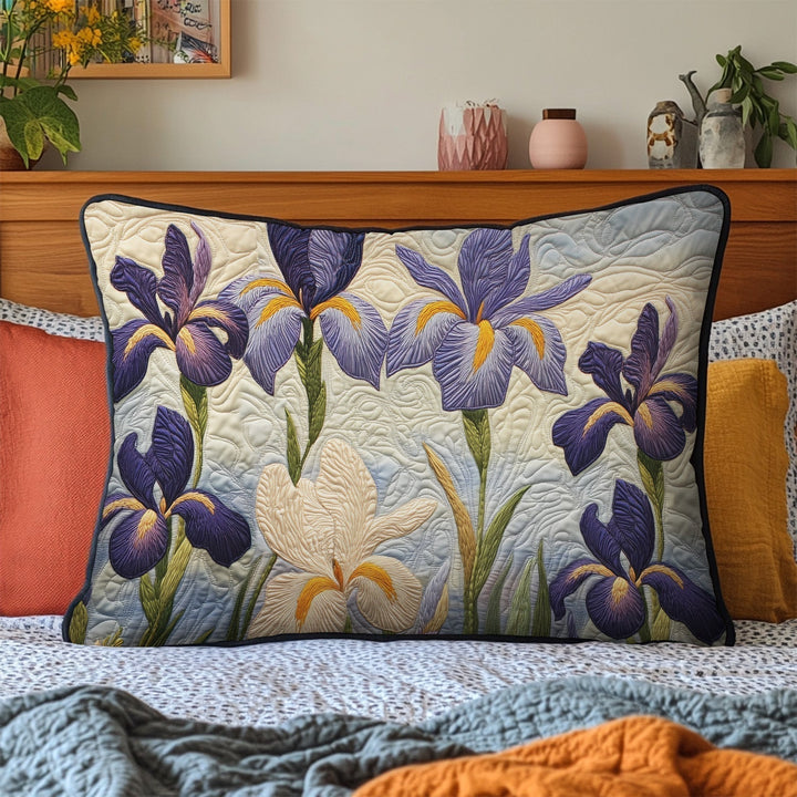 Funda de Almohada Acolchada Iris Pacífico