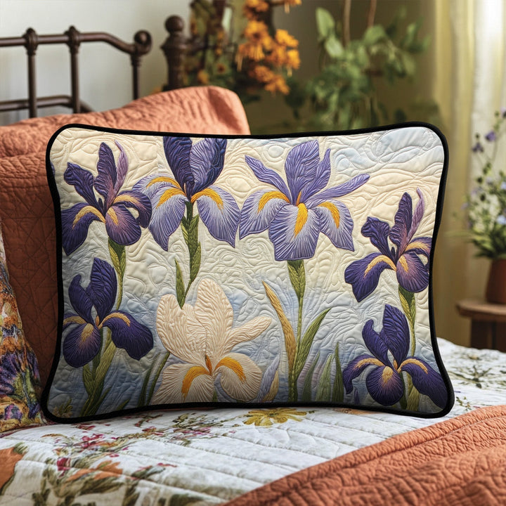 Funda de Almohada Acolchada Iris Pacífico
