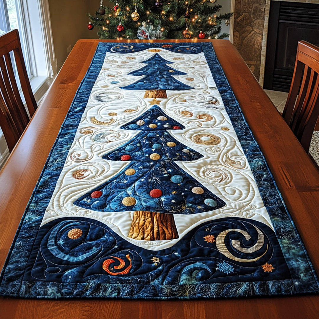 Caminito de Mesa Acolchado Susurros de Aguja de Pino