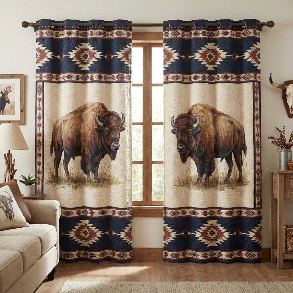 Cortinas Acolchadas Prairie Legend