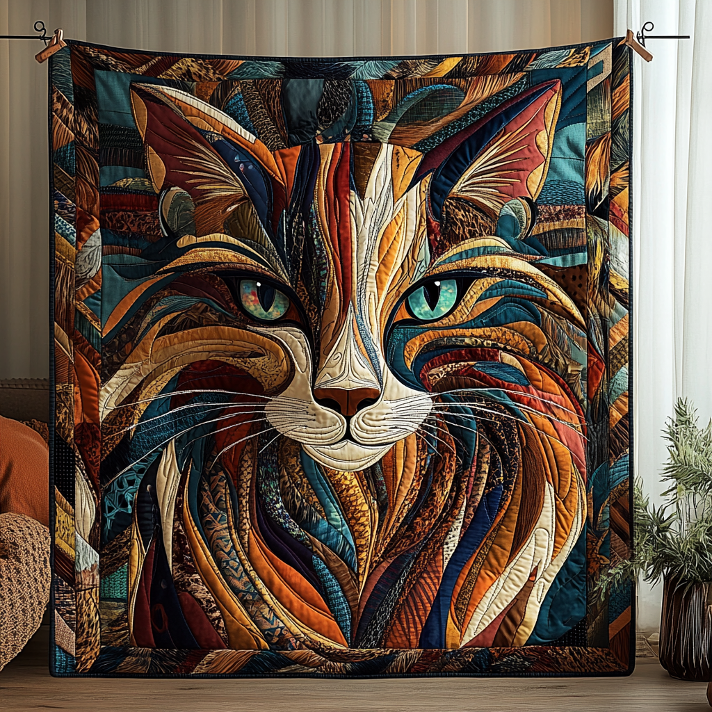 Manta Acolchada Purrs And Patches