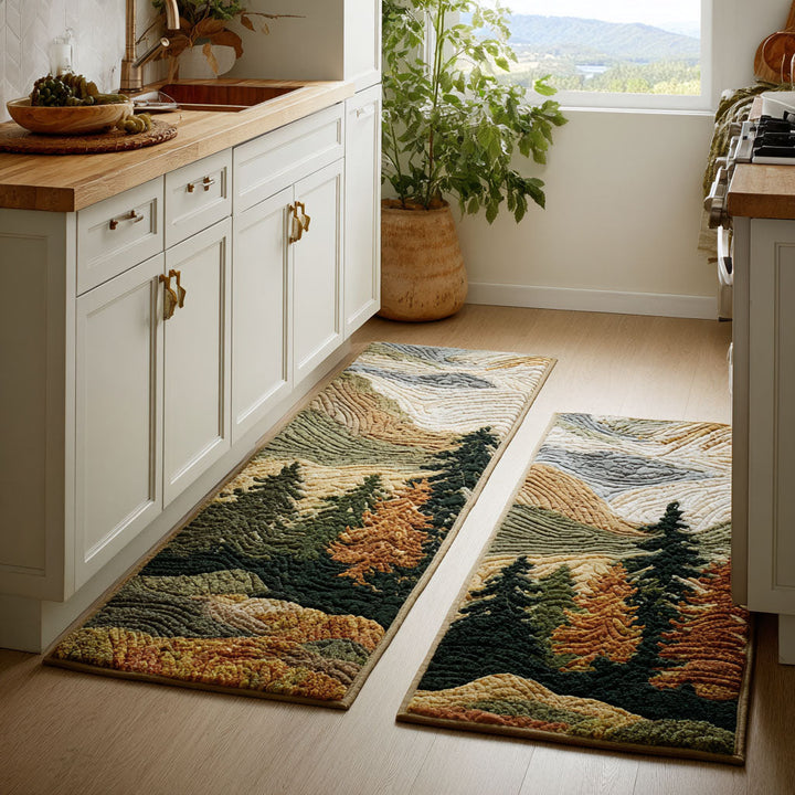 Alfombra de Área para Cocina Quiet Peaks