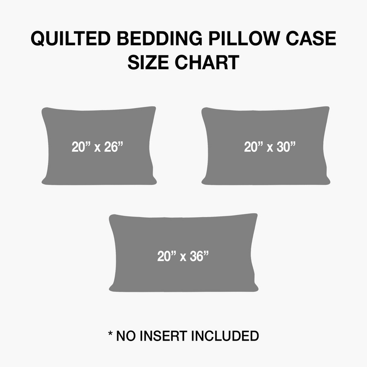 Funda de Almohada de Ropa de Cama Acolchada Huellas de Felicidad
