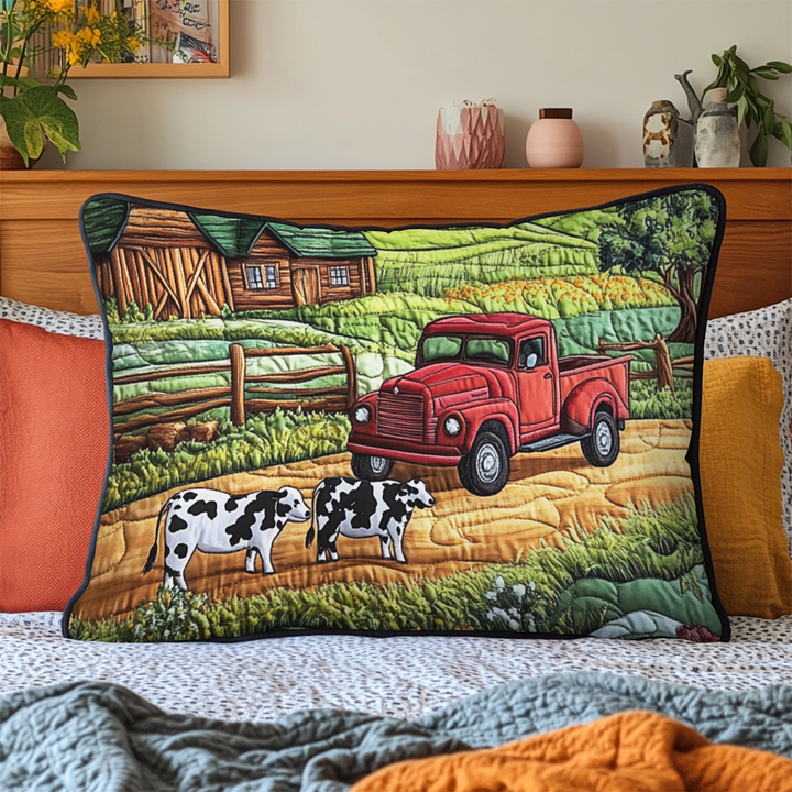 Funda de Almohada de Ropa de Cama Acolchada Country Ride