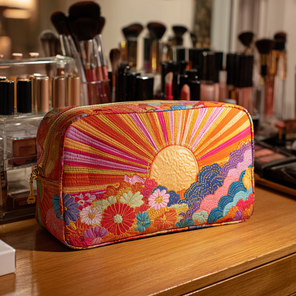 Bolsa de Maquillaje Acolchada Radiant Bloom