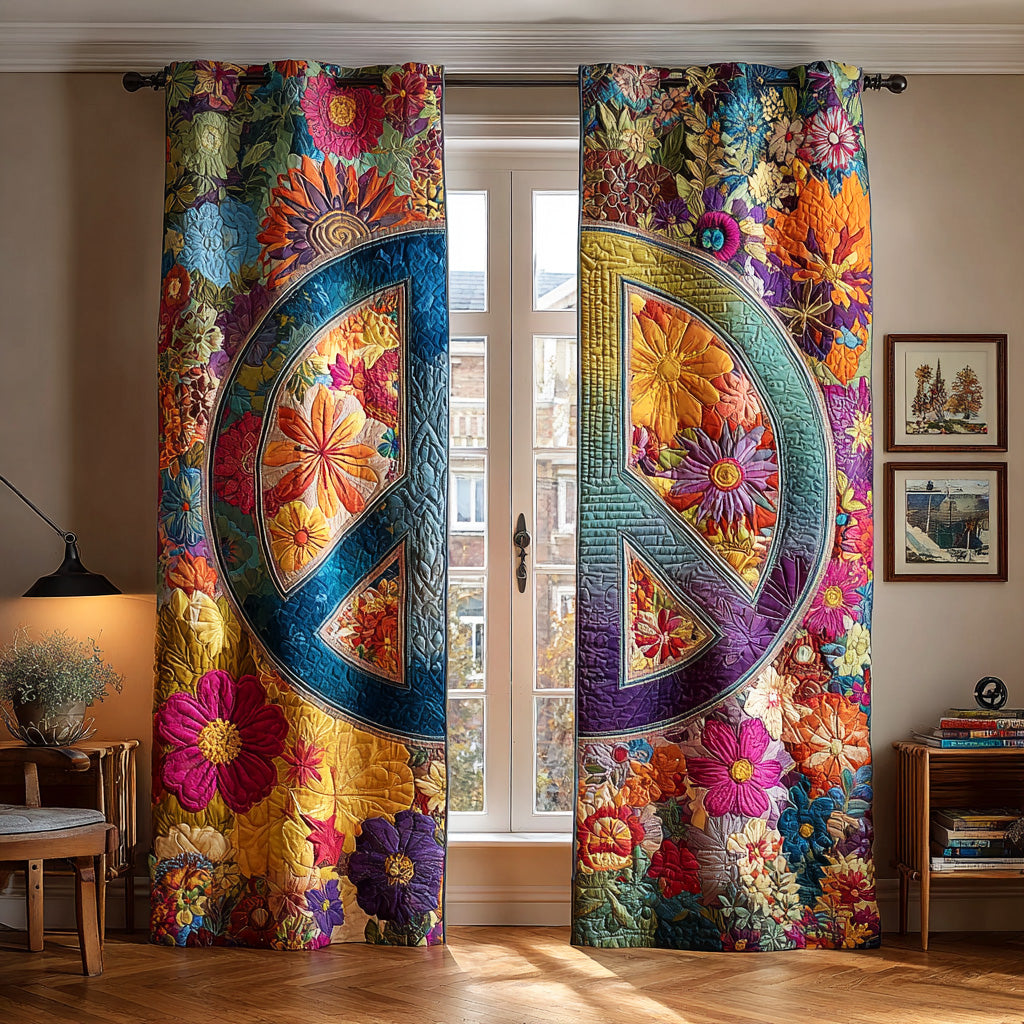 Cortinas Acolchadas Radiantes de Paz