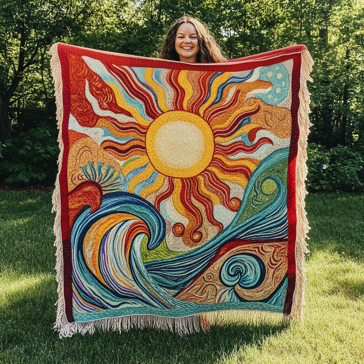 Manta Woven Radiant Waves