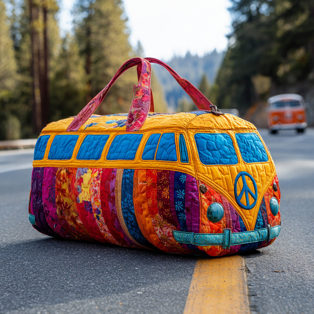 Bolso de Duffle Acolchado Arcoíris