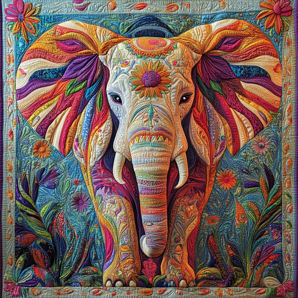 Manta Acolchada de Elefante Regal