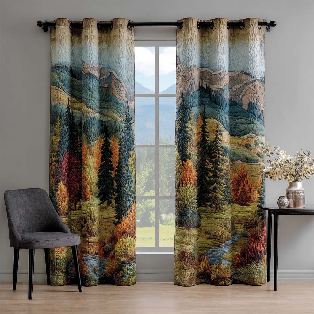 Cortinas Acolchadas Rolling Hill