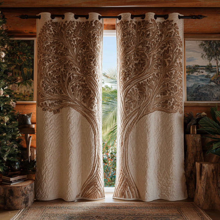 Cortinas Acolchadas Espíritu Enraizado