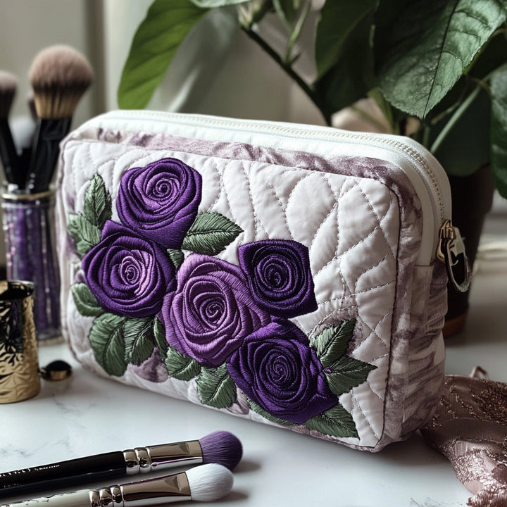 Bolsa de Maquillaje Acolchada Royal Petals