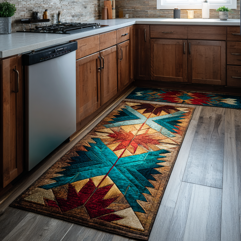Alfombra de Área para Cocina Línea Rústica