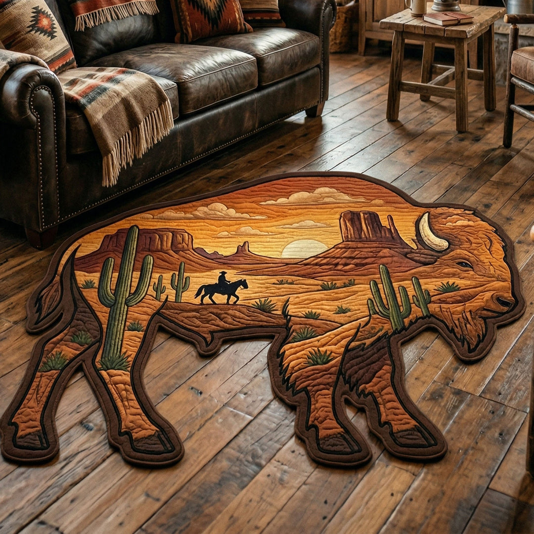 Alfombra de Área de Forma Personalizada Rústica