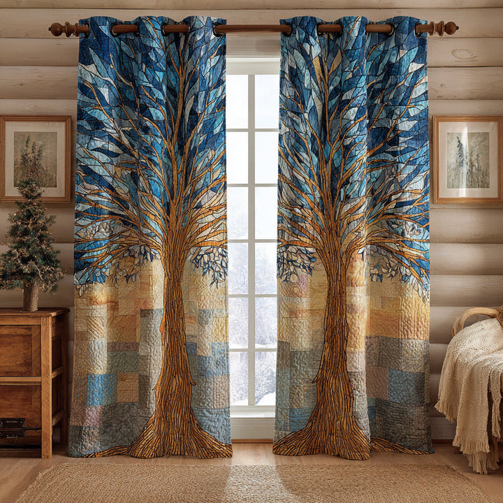 Cortinas Acolchadas Raíces Sagradas