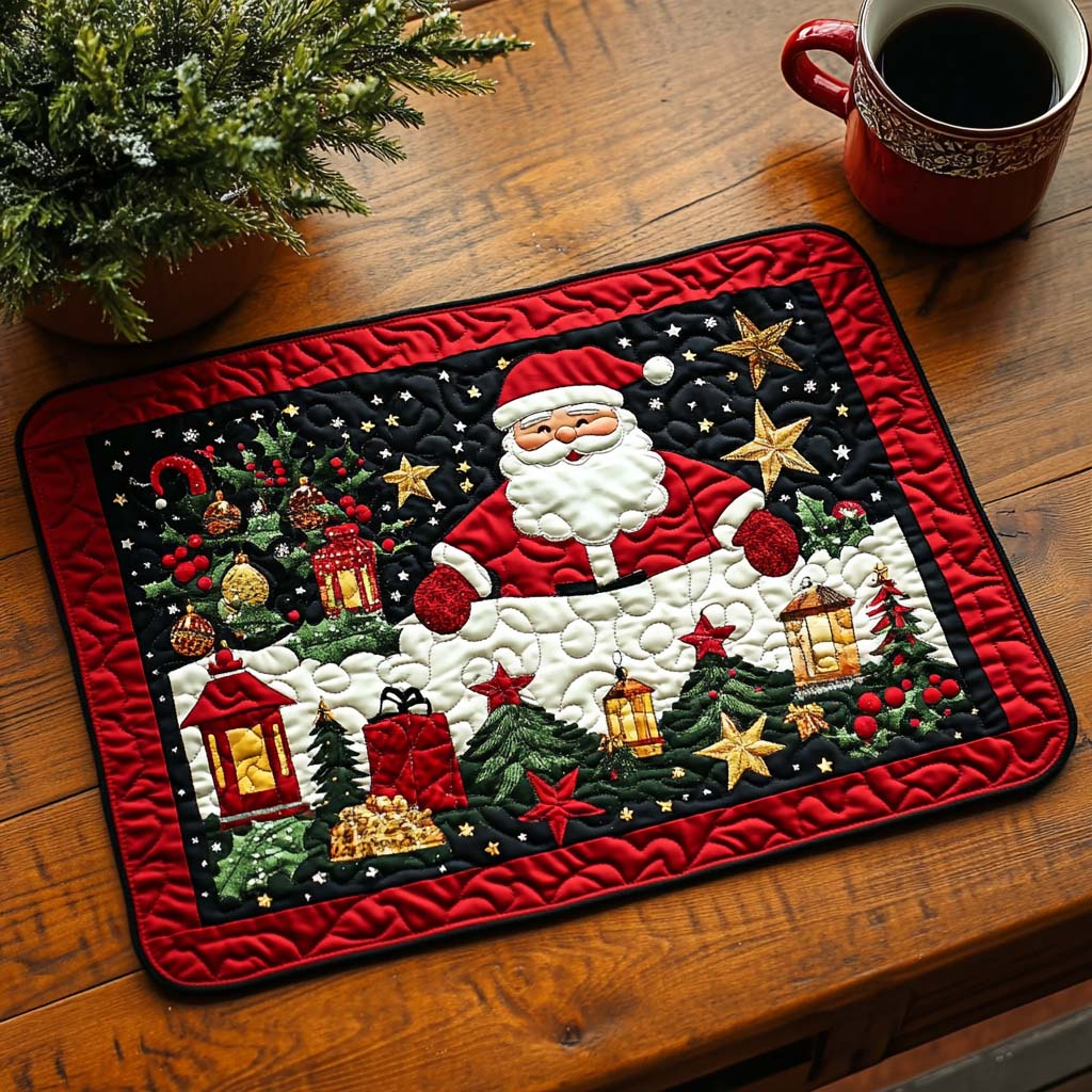 Mantelito de Navidad con Bordado
