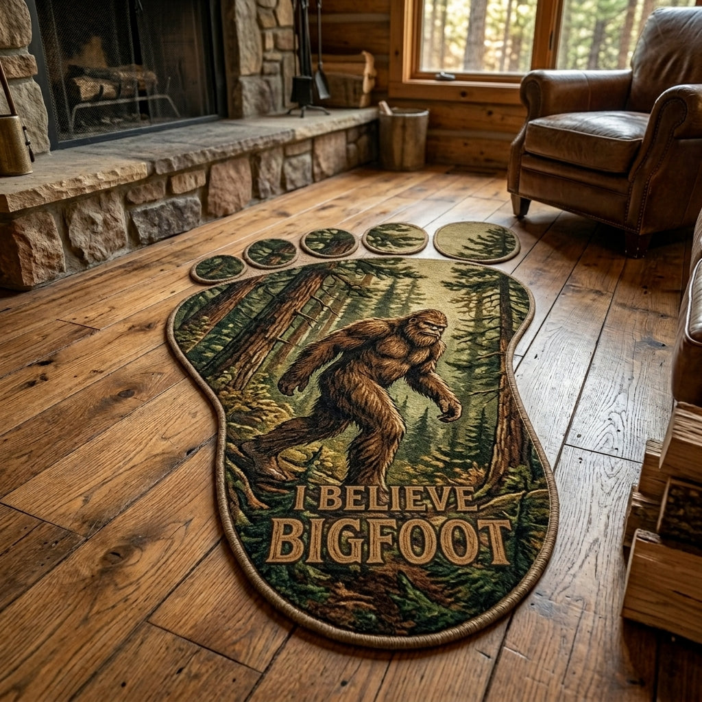 Alfombra de Área de Forma Personalizada Sasquatch Ridge