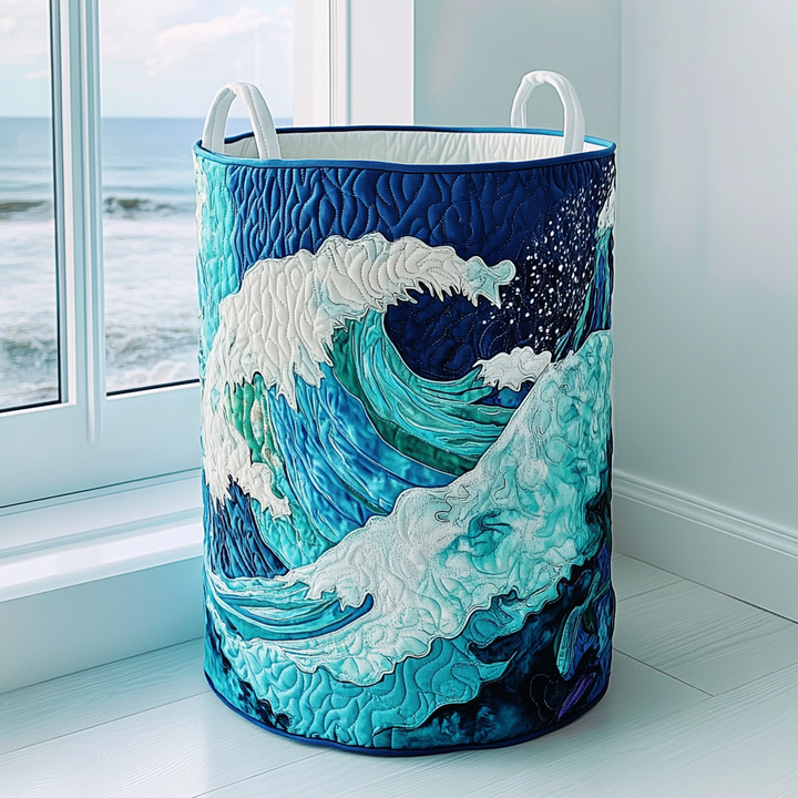 Cesta de Ropa Acolchada Sea Crest