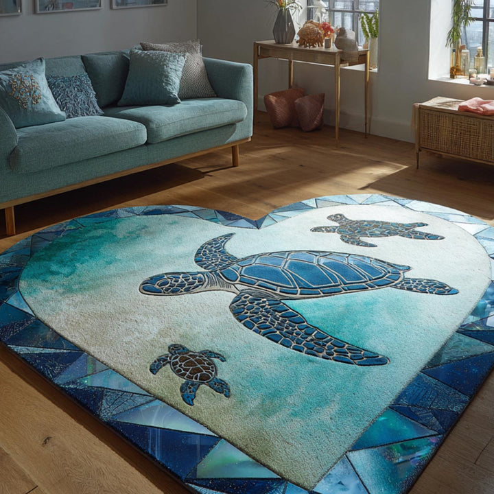 Alfombra de Área de Forma Personalizada Guardian del Mar