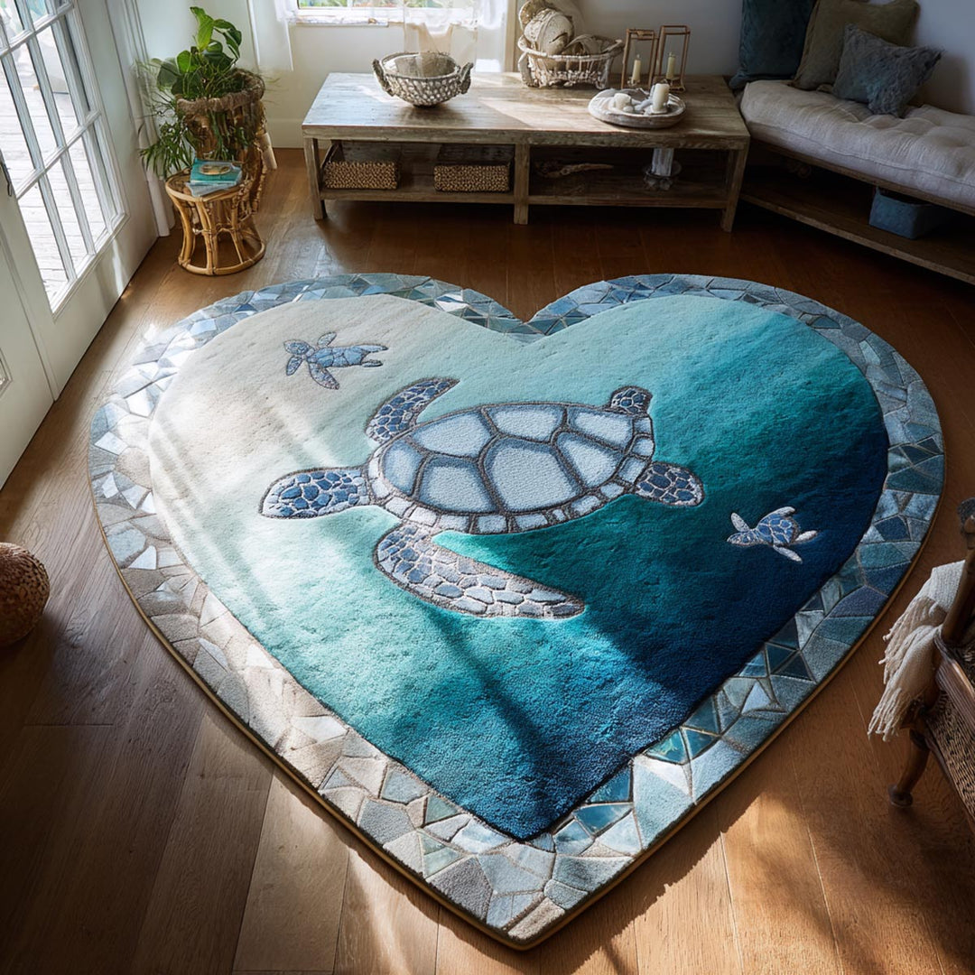 Alfombra de Área de Forma Personalizada Sea Nurture
