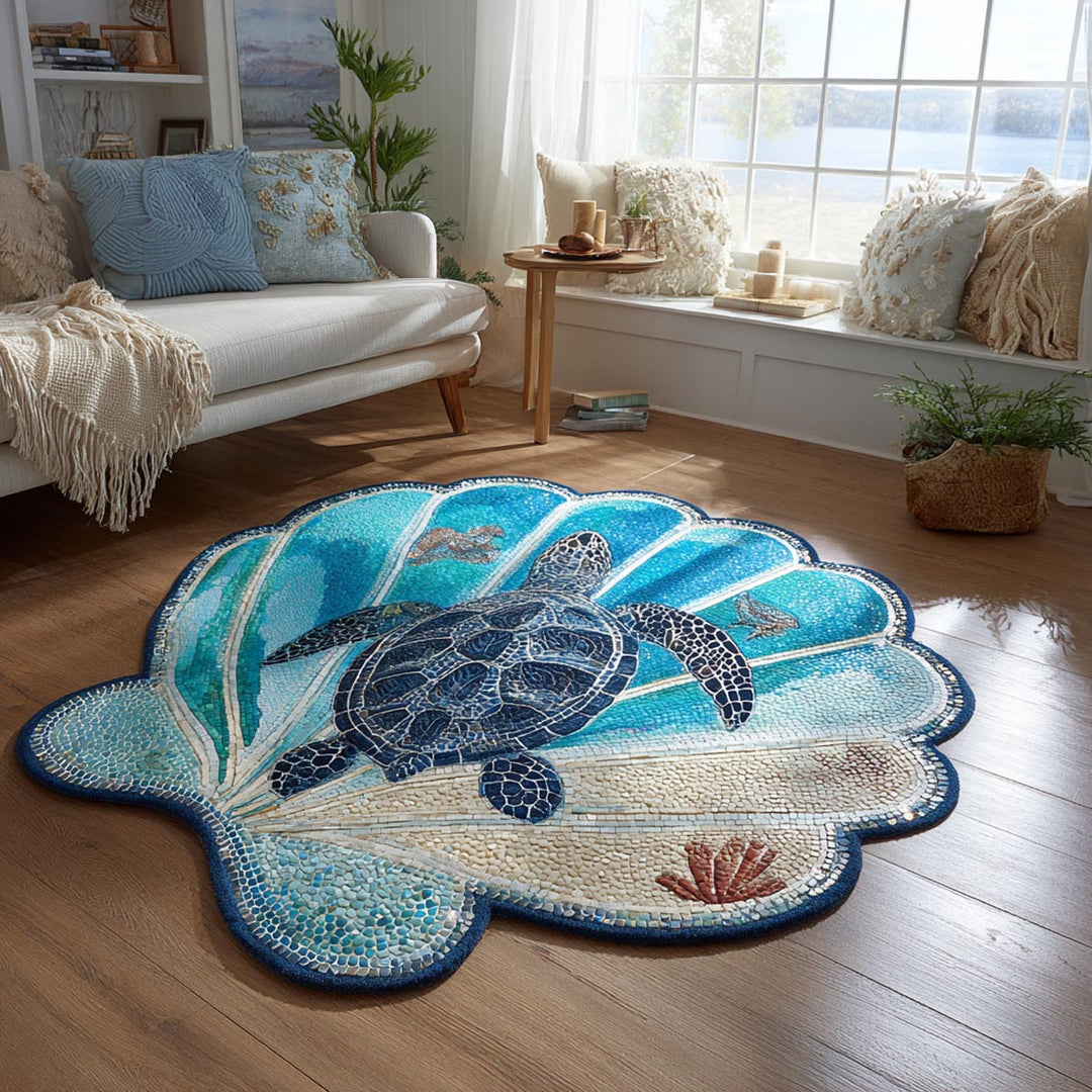 Alfombra de Área de Forma Personalizada Sea Spirit Flow