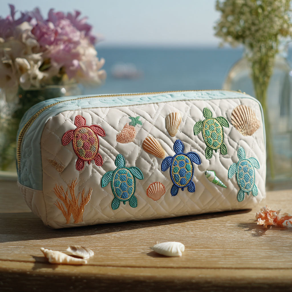 Bolsa de Maquillaje Acolchada Sea Wanderer
