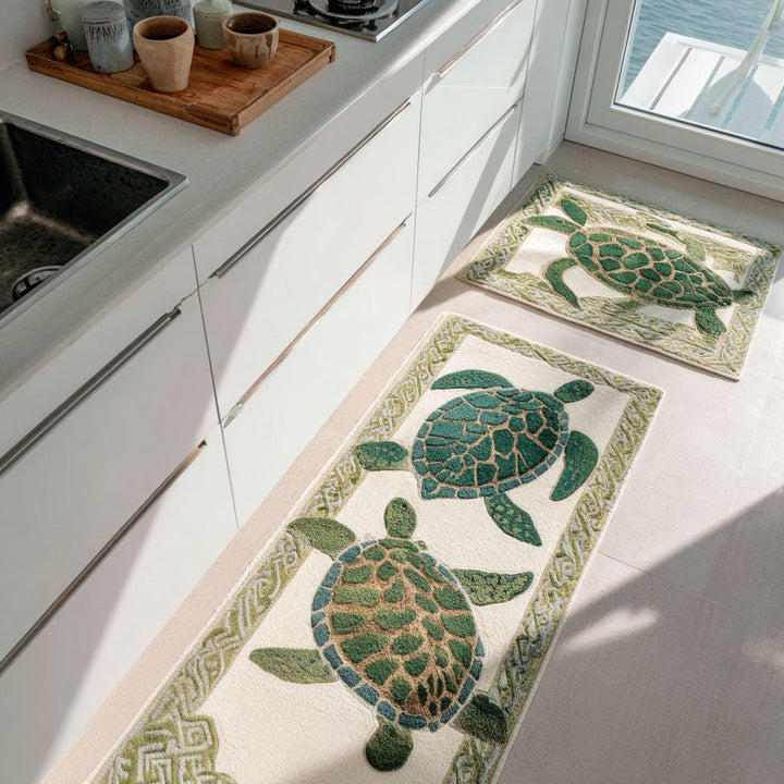 Alfombra de Área para Cocina Seagrass Breeze