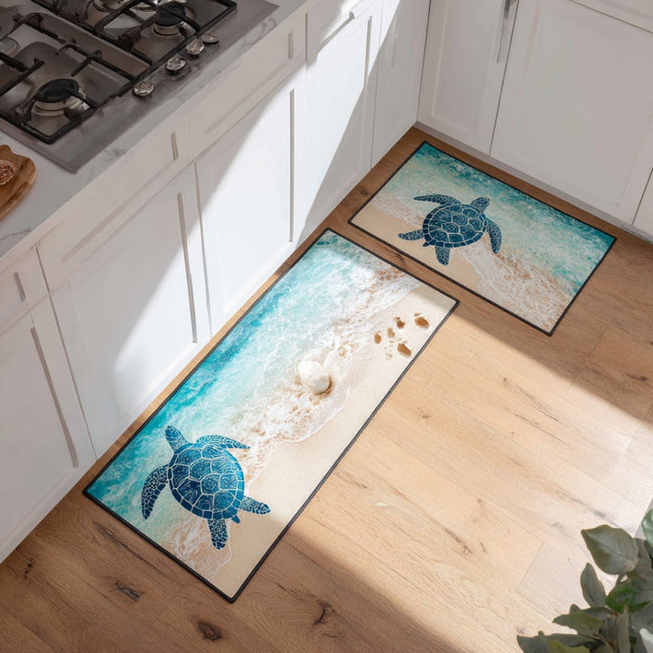 Alfombra de Área de Cocina Seaside Harmony