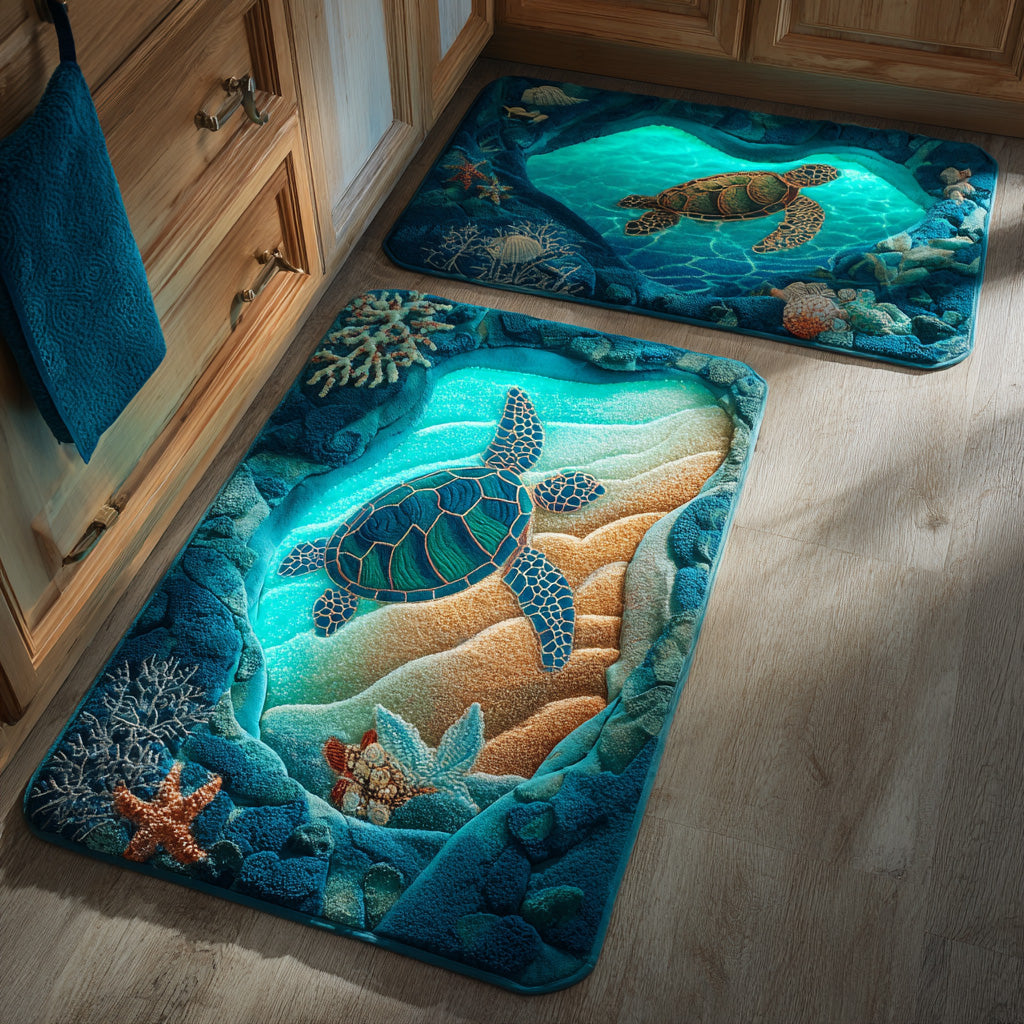 Alfombra de Área para Cocina Serene Tide