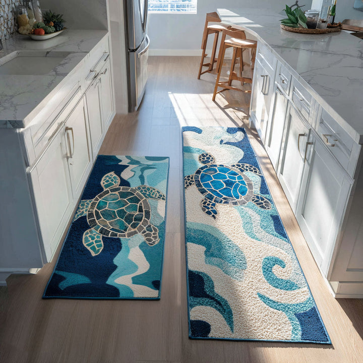 Alfombra de Área de Cocina Shell by the Shore