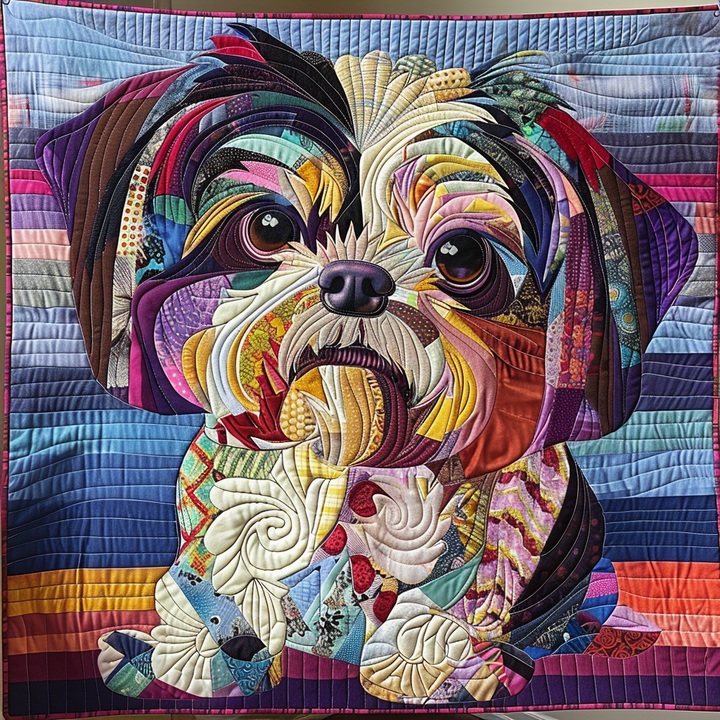Manta Acolchada Shih Tzu Brillante