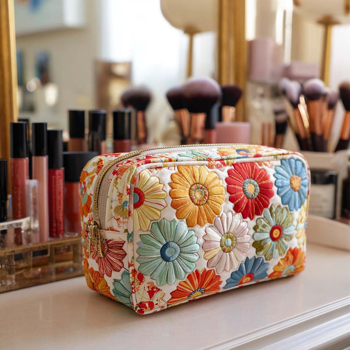 Bolsa de Maquillaje Acolchada Brillante